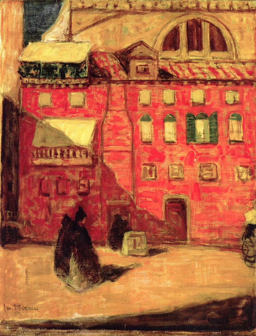 Red House, Venice by James Wilson Morrice,A3(16x12")Poster