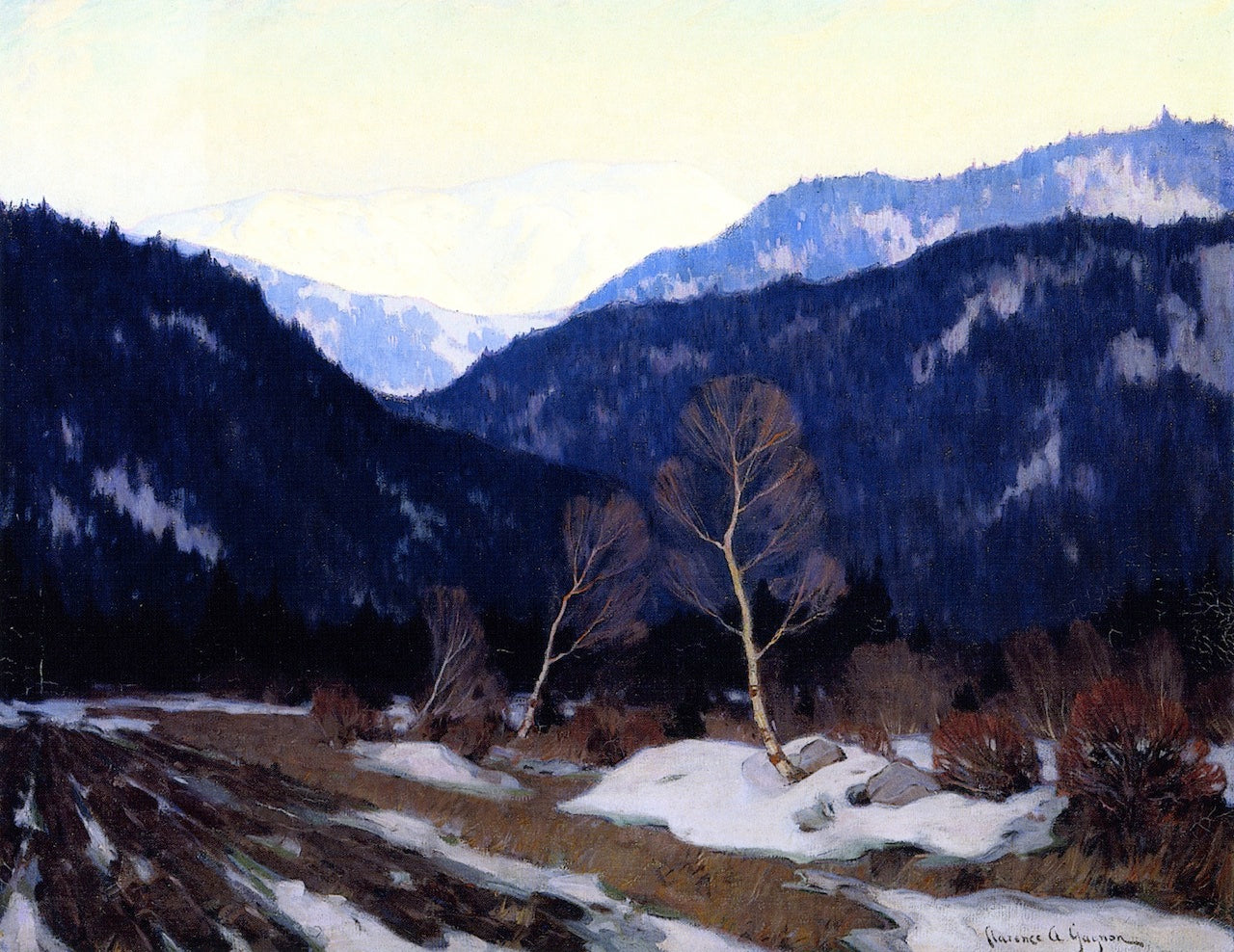 ly Spring Morning in the Laurentian Wilds by Clarence Gagnon,16x12(A3) Poster
