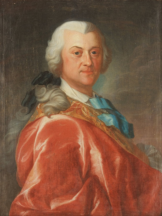 Carl Carleson, vintage artwork by Johan Joachim Streng, 12x8" (A4) Poster