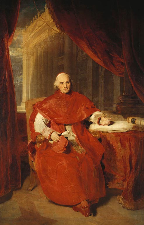 Ercole, Cardinal Consalvi (1757-1824), vintage artwork by Thomas Lawrence, 12x8" (A4) Poster
