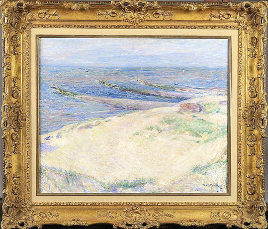 Dune at Brise-lame, vintage artwork by Theo van Rysselberghe, 12x8" (A4) Poster