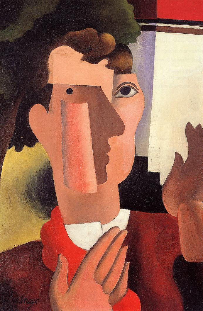 Man with a Red Kerchief by Roger de la Fresnaye,16x12(A3) Poster