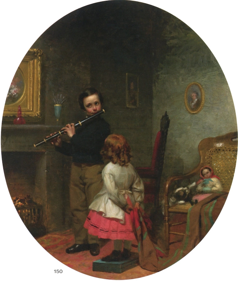 The Young Flautist, vintage artwork by Seymour Joseph Guy, 12x8" (A4) Poster