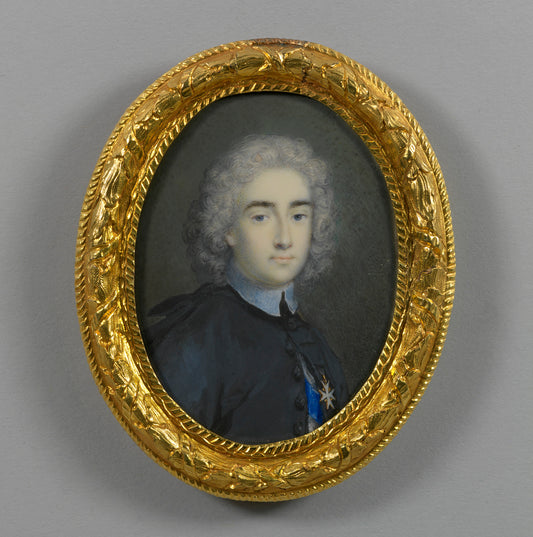 Jean-Philippe, Grand Prior of France (1702-1748), vintage artwork by Attributed to Rosalba Carriera, 12x8" (A4) Poster