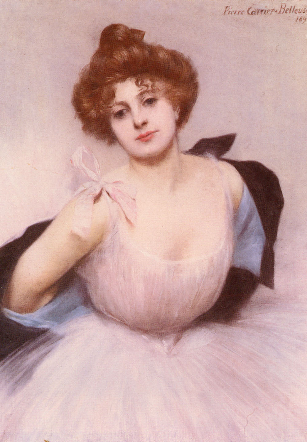 Portrait Of A Dancer by Pierre Carrier-Belleuse,A3(16x12")Poster