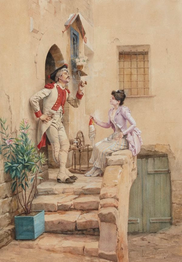 The Rings of Smoke by Leon Girardet,A3(16x12")Poster