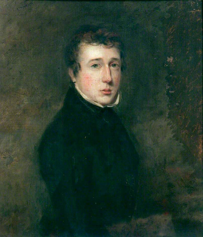 Alfred Stannard, Aged 19, vintage artwork by Sir William Beechey, 12x8" (A4) Poster