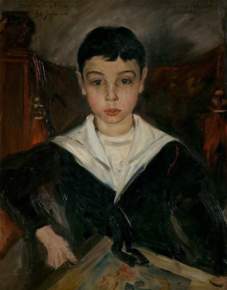 Carl Ludwig Elias, Aged, 7¼ by Lovis Corinth,A3(16x12")Poster