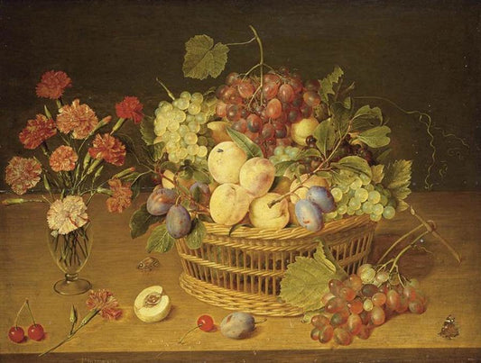 Still-Life, vintage artwork by Jacob van Hulsdonck, 12x8" (A4) Poster