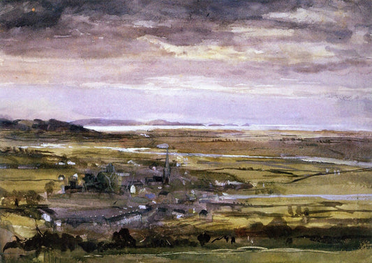 Kidwelly and the Gower by James Dickson Innes,16x12(A3) Poster