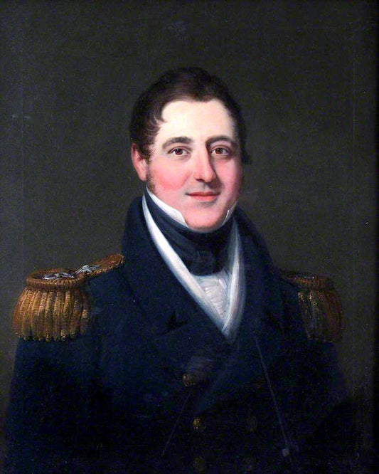 Captain Pritchard, vintage artwork by Philip August Gaugain, 12x8" (A4) Poster