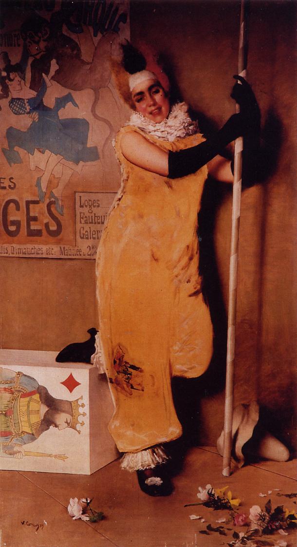 Pagliaccia by Vittorio Matteo Corcos,A3(16x12")Poster