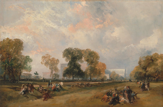 The Great Exhibition of 1851, vintage artwork by James Duffield Harding, A3 (16x12") Poster Print