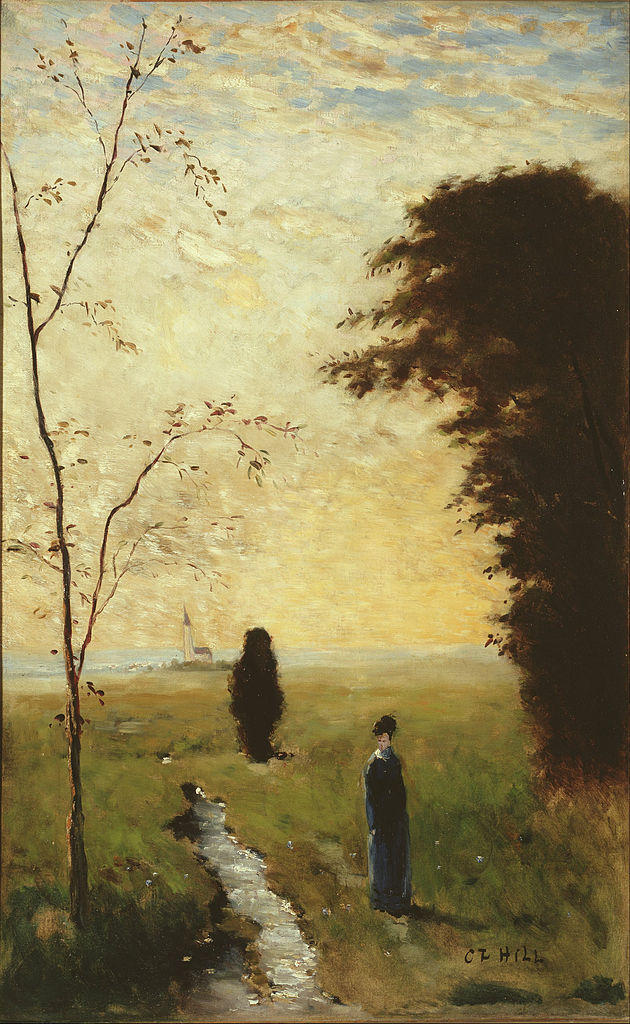 Sister Anna, vintage artwork by Carl Fredrik Hill, 12x8" (A4) Poster