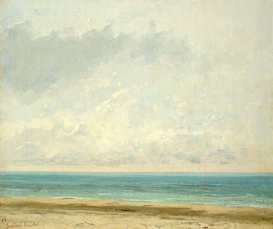 Calm Sea, vintage artwork by Gustave Courbet, A3 (16x12") Poster Print