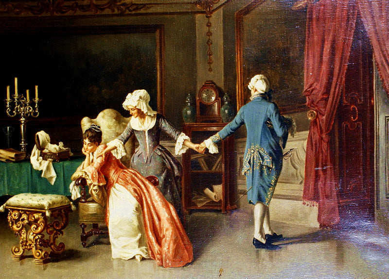 Spurned Lover, vintage artwork by Alessandro Sani, 12x8" (A4) Poster