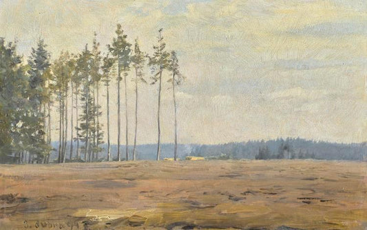 Edge of Forest, vintage artwork by František Kaván, 12x8" (A4) Poster