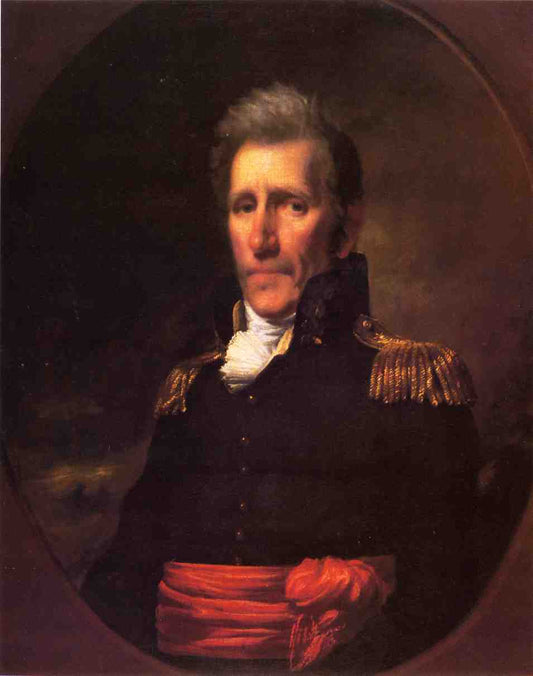 Major General Andrew Jackson, vintage artwork by Samuel Lovett Waldo, 12x8" (A4) Poster