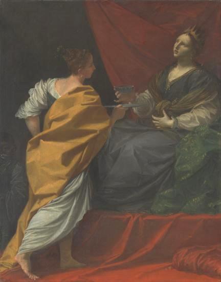 Artemisia Drinking the Ashes of Mausolus, vintage artwork by Donato Creti, 12x8" (A4) Poster