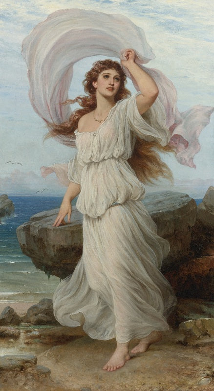 Miranda, vintage artwork by Thomas Francis Dicksee, R.A., A3 (16x12") Poster Print