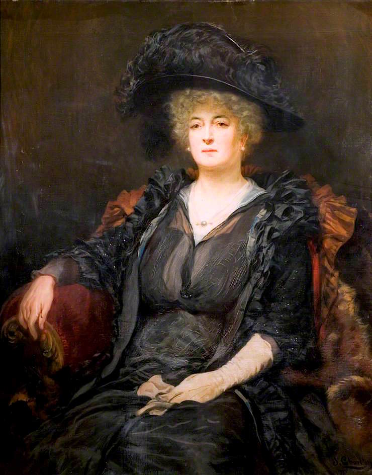 Florence Parker-Jervis, vintage artwork by John Charlton, 12x8" (A4) Poster