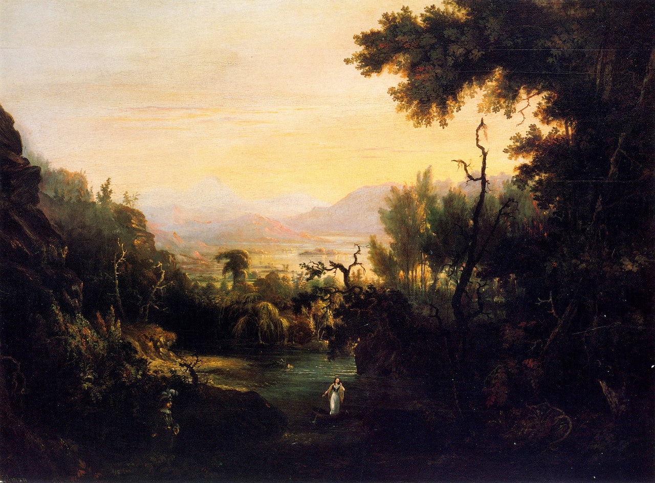 Lady of the Lake, vintage artwork by Charles Codman, A3 (16x12") Poster Print