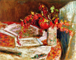 Bouquet of Flowers on a Table by Pierre Bonnard,A3(16x12")Poster