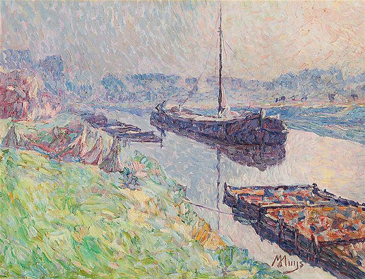 Rising Sun, vintage artwork by Modest Huys, 12x8" (A4) Poster