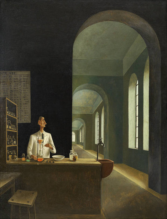 The Chemist, vintage artwork by Franz Sedlacek, 12x8" (A4) Poster