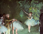 Ballet Rehearsal, vintage artwork by Edgar Degas, 12x8" (A4) Poster