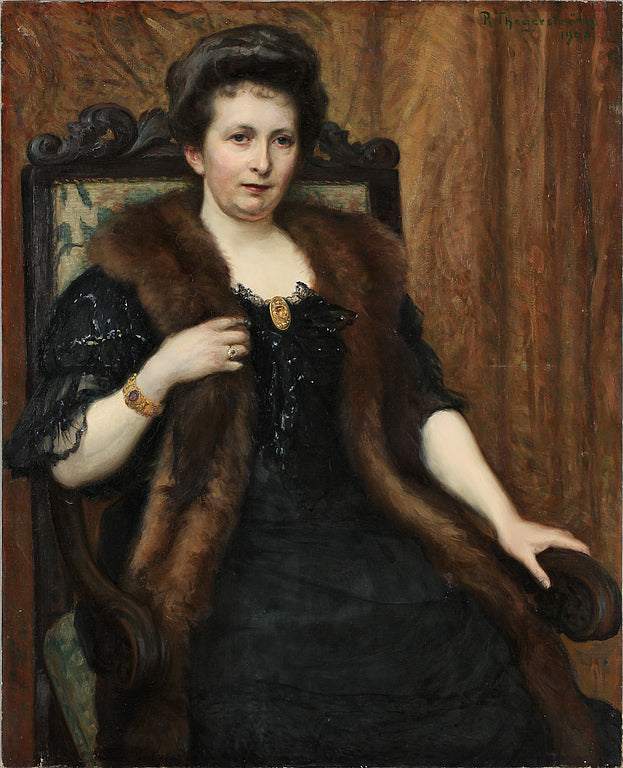 Portrait of Signe Trygger by Robert Thegerstrom,A3(16x12")Poster