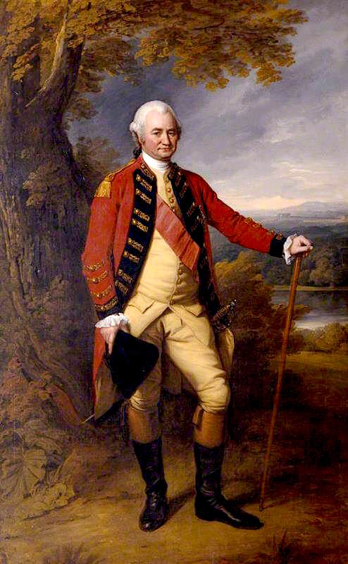 Robert Clive, 1st Baron Clive of Plassey, 'Clive of India', vintage artwork by Sir Nathaniel Dance-Holland, 12x8" (A4) Poster