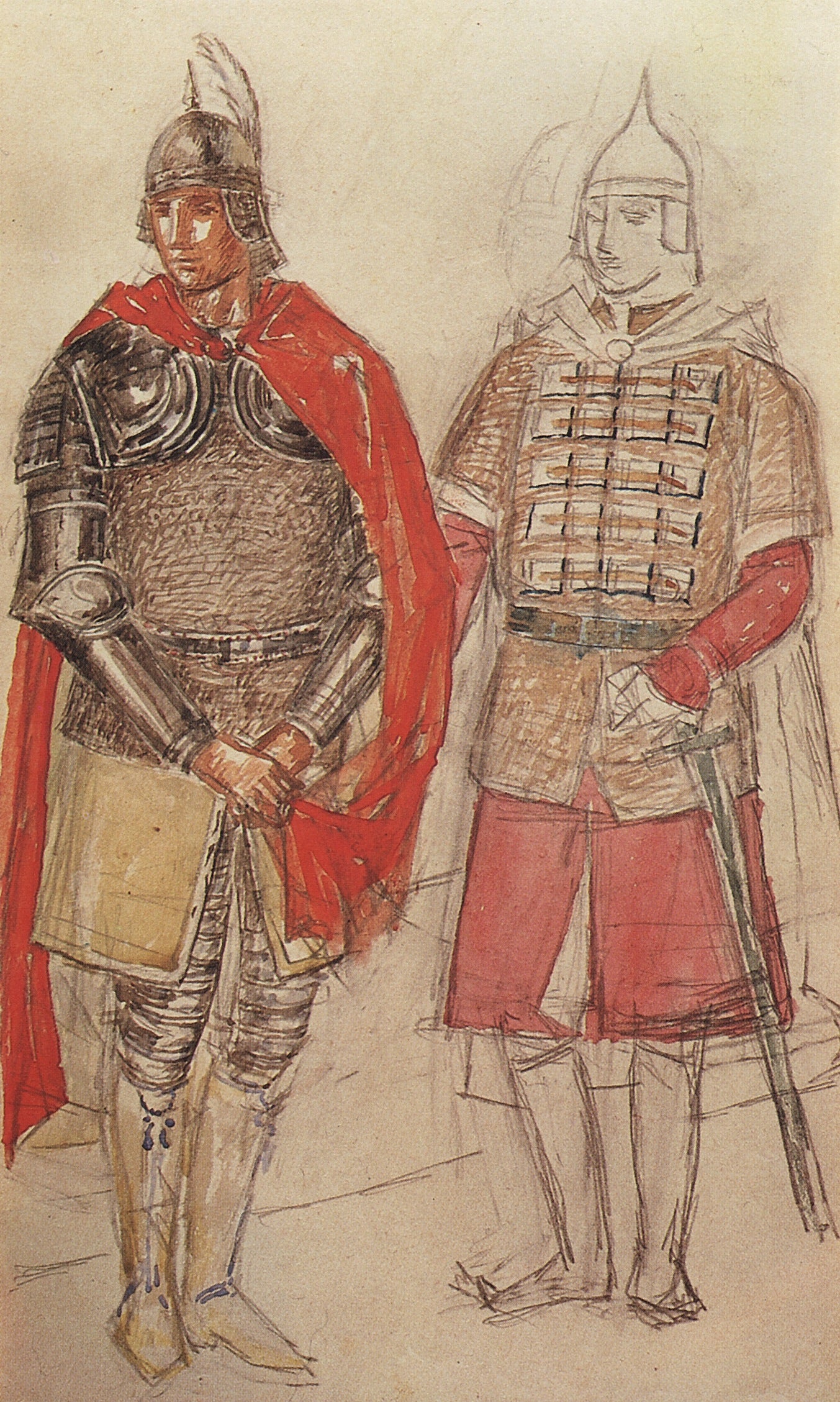 me Design for "Boris Godunov" tragedy by Kuzma Petrov-Vodkin,16x12(A3) Poster