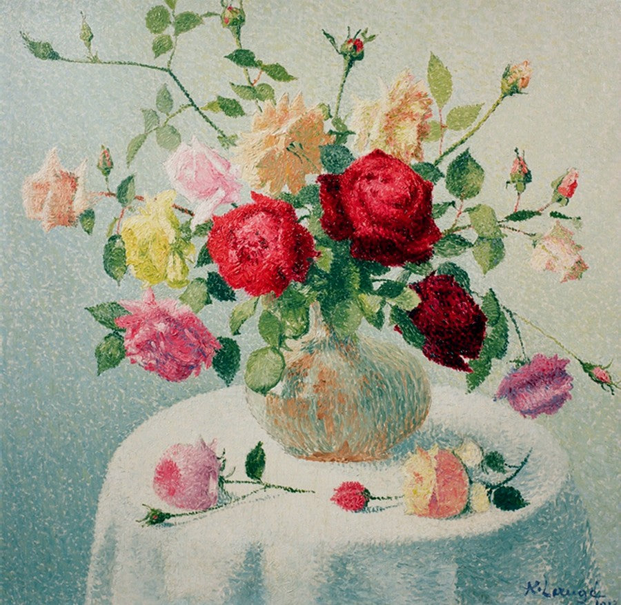 Bouquet de fleurs by Achille Lauge,A3(16x12")Poster
