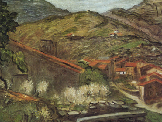 Banyuls-sur-Mer, vintage artwork by József Rippl-Rónai, 12x8" (A4) Poster