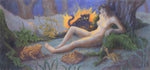 Witch with Cat by Paul Ranson,A3(16x12")Poster