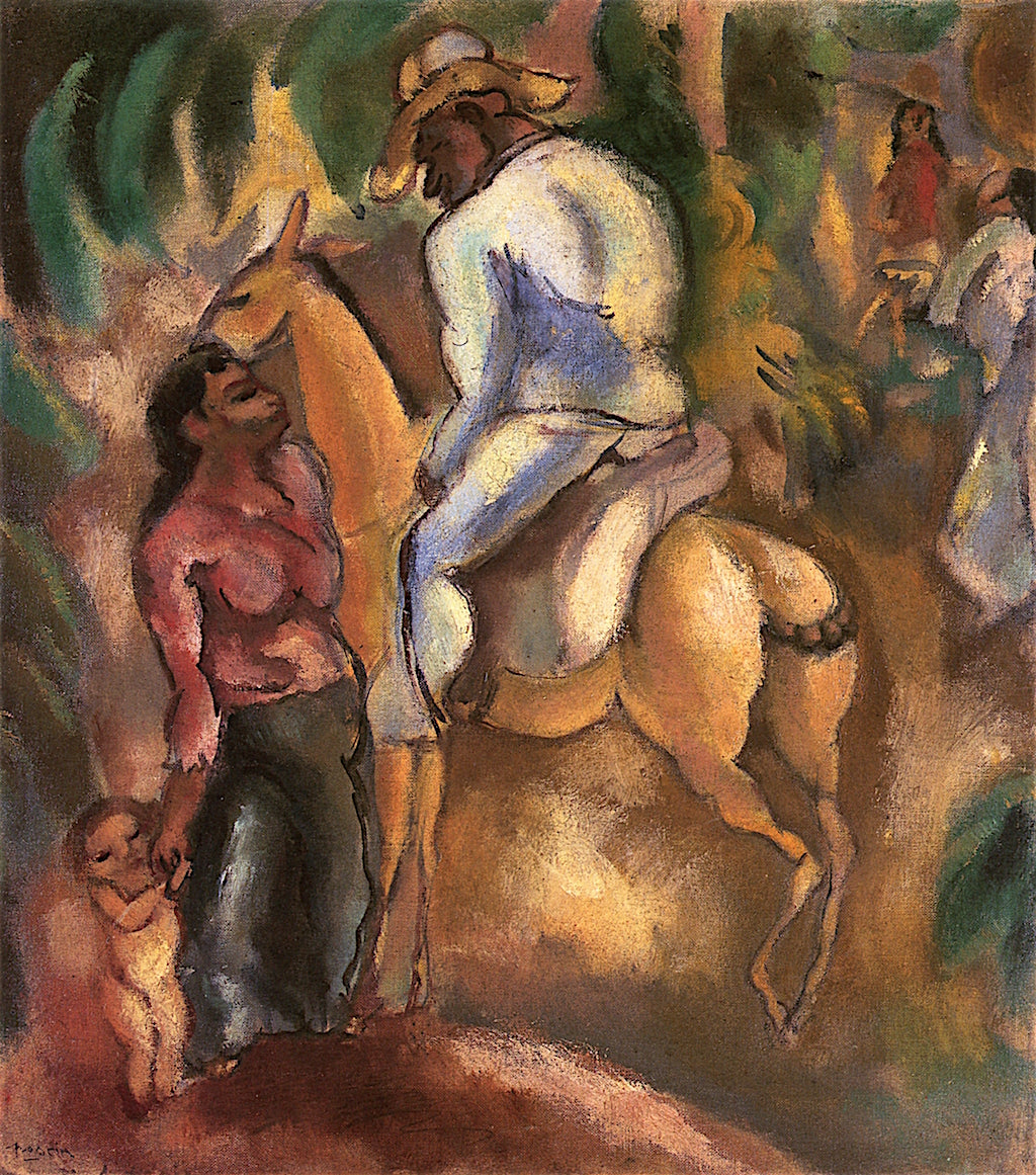 Cuban Rider by Jules Pascin,16x12(A3) Poster