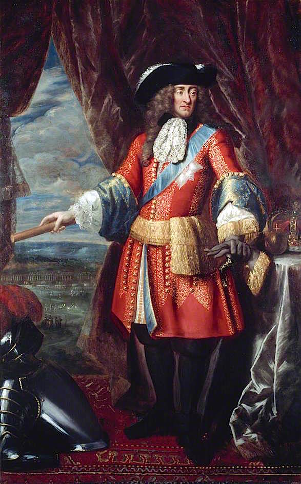 James II, vintage artwork by Benedetto Gennari the Younger, 12x8" (A4) Poster