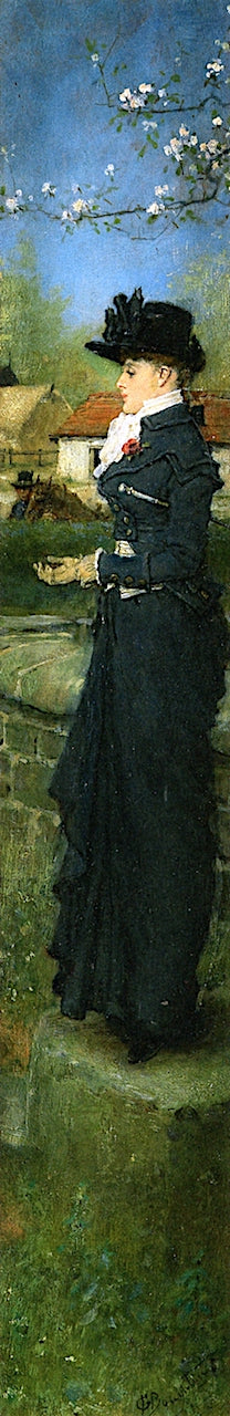 Ready for a Ride, vintage artwork by George Henry Boughton, 12x8" (A4) Poster