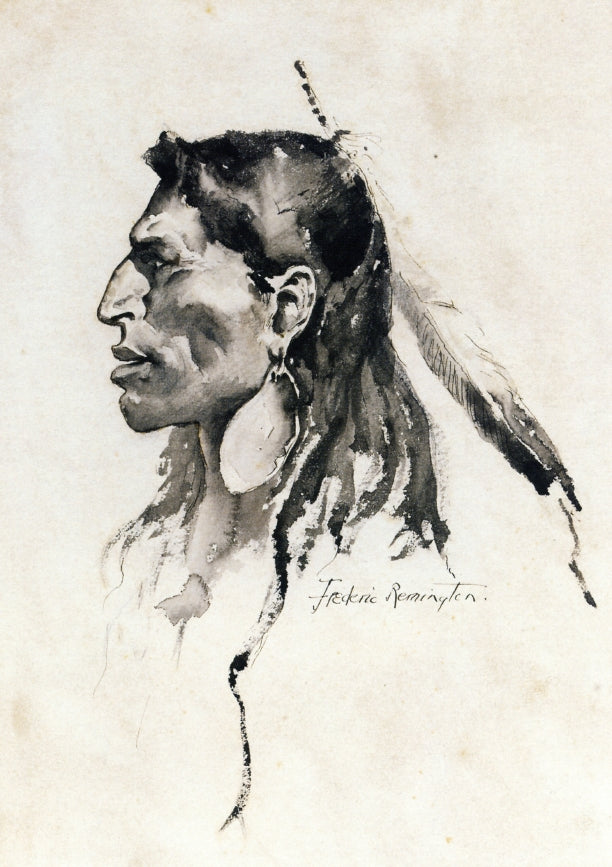 The Cheyenne Type by Frederic Remington,A3(16x12")Poster