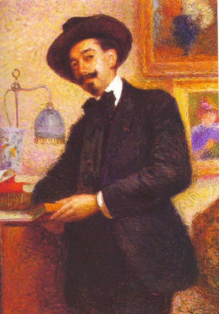Portrait of Salvatore Di Giacomo by Enrico Lionne,A3(16x12")Poster