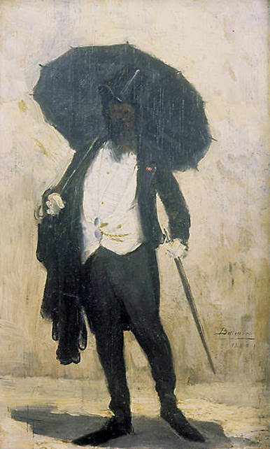 Príncipe Obá, vintage artwork by Belmiro Barbosa de Almeida, 12x8" (A4) Poster