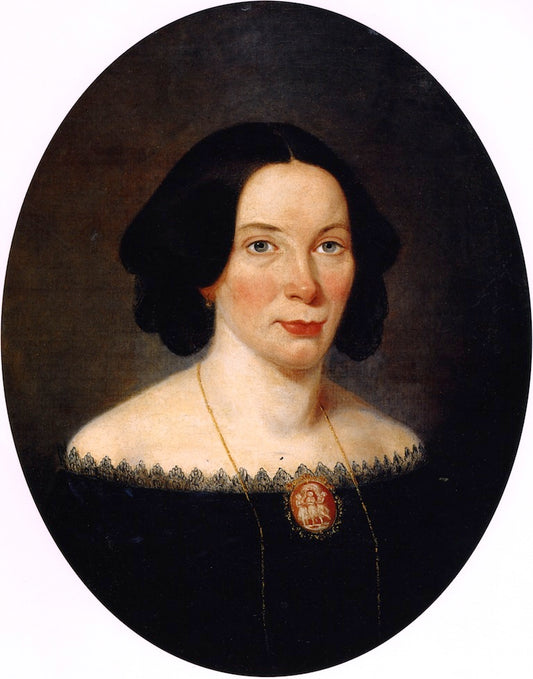 Elizabeth Bickell, vintage artwork by Cornelius Krieghoff, A3 (16x12") Poster Print