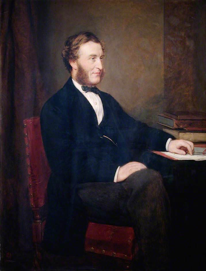 John Westlake, Esq., QC, vintage artwork by Lowes Cato Dickinson, A3 (16x12") Poster Print