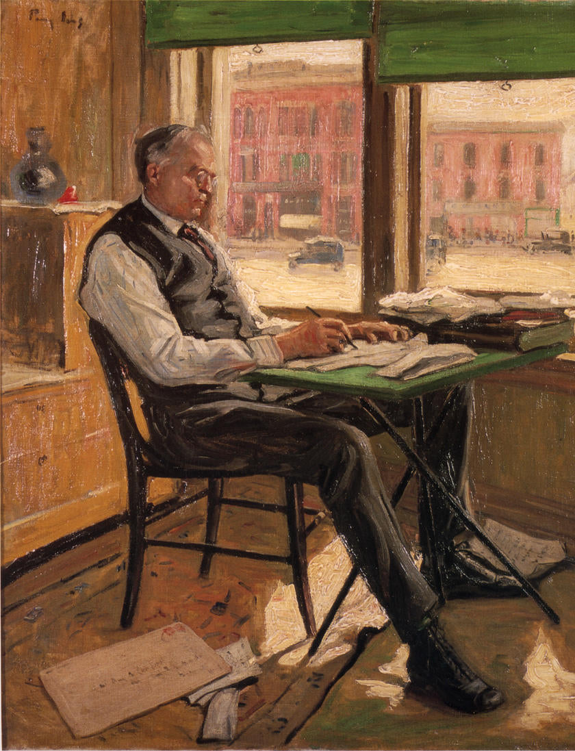Benjamin Comfort, vintage artwork by Percy Ives, 12x8" (A4) Poster