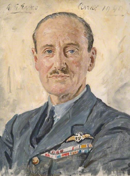 Vice-Marshall C.H.Blount, OBE, MC by Reginald Grenville Eves,16x12(A3) Poster