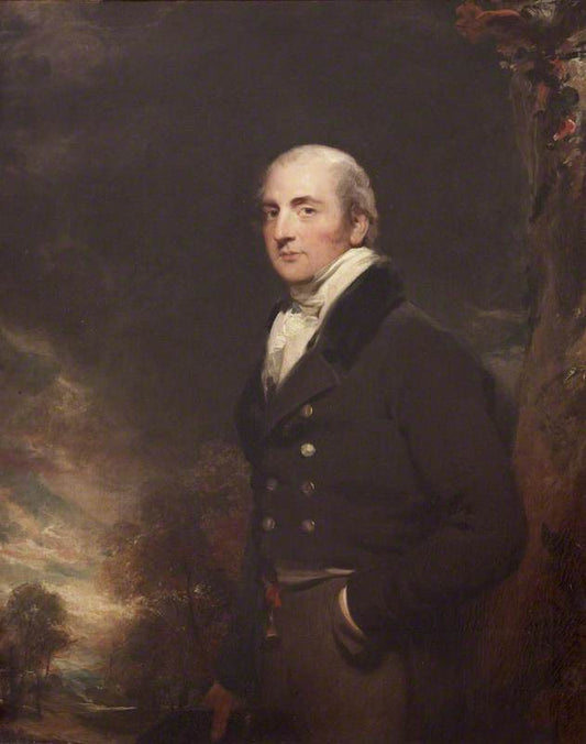Charles Rose Ellis, First Baron Seaford of Seaford, vintage artwork by Thomas Lawrence, 12x8" (A4) Poster