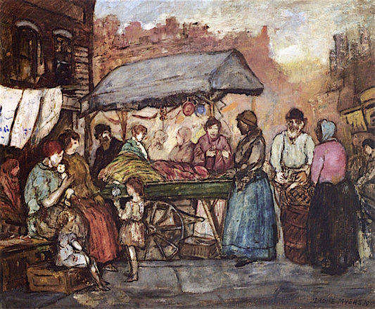 The Street Vendor by Jerome Myers,A3(16x12")Poster