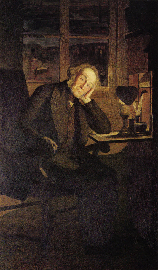 Picture of Carlo Rotta, vintage artwork by Giovanni Segantini, 12x8" (A4) Poster