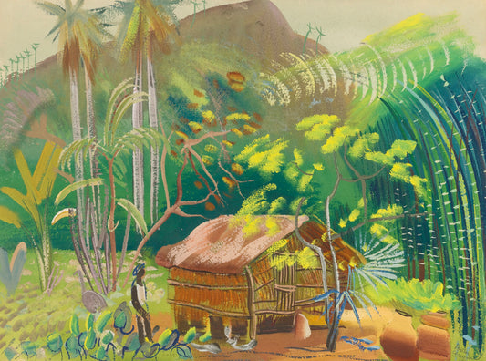 Native Hut, Brazil by Boris Grigoriev,16x12(A3) Poster